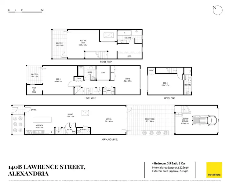 Floorplan of Homely terrace listing, 140B Lawrence Street, Alexandria NSW 2015
