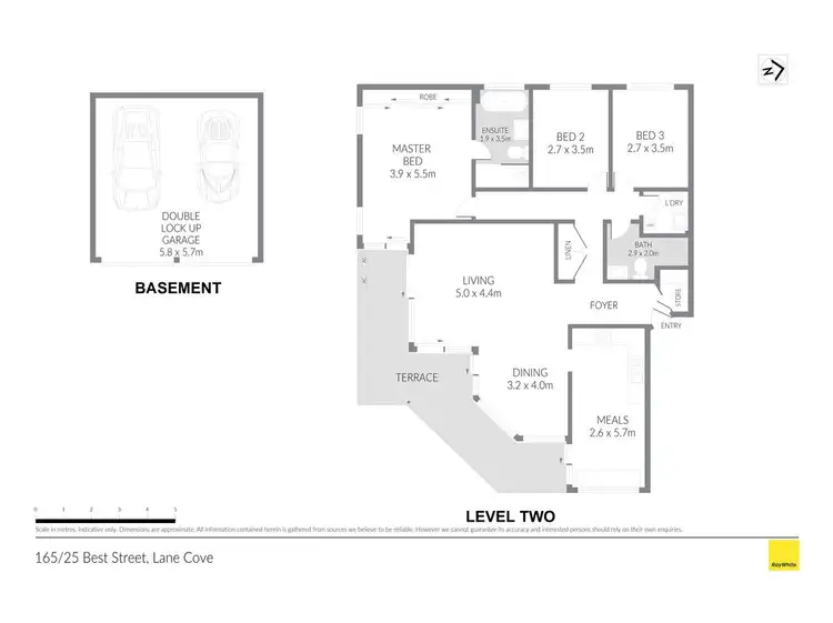 Floorplan of Homely apartment listing, 165/25 Best Street, Lane Cove NSW 2066
