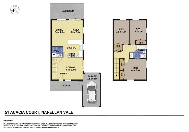 Floorplan of Homely house listing, 51 Acacia Court, Narellan Vale NSW 2567