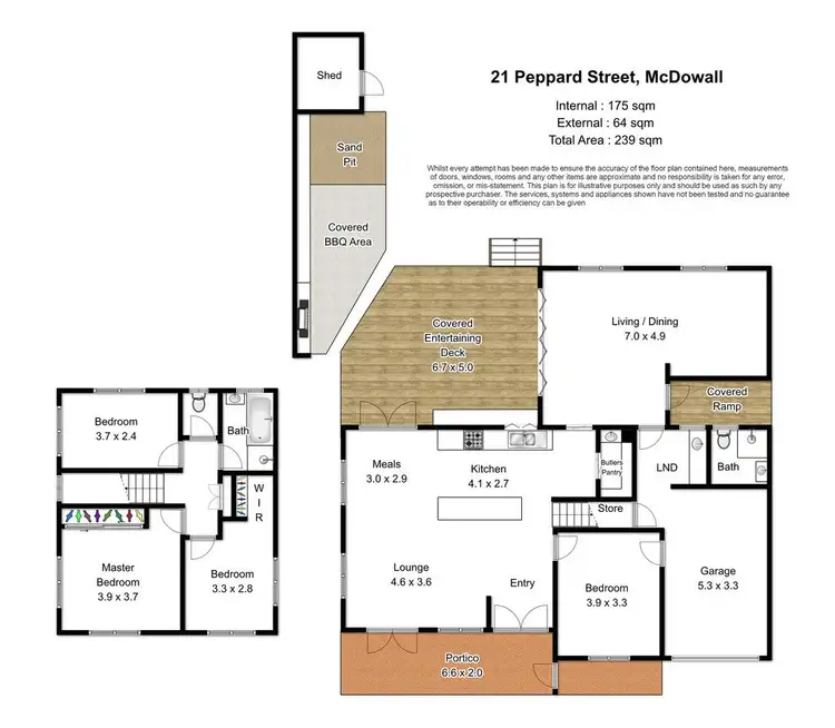 Floorplan of Homely house listing, 21 Peppard Street, Mcdowall QLD 4053