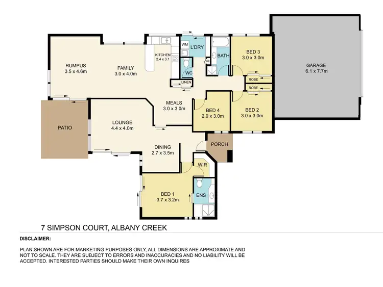 Floorplan of Homely house listing, 7 Simpson Court, Albany Creek QLD 4035