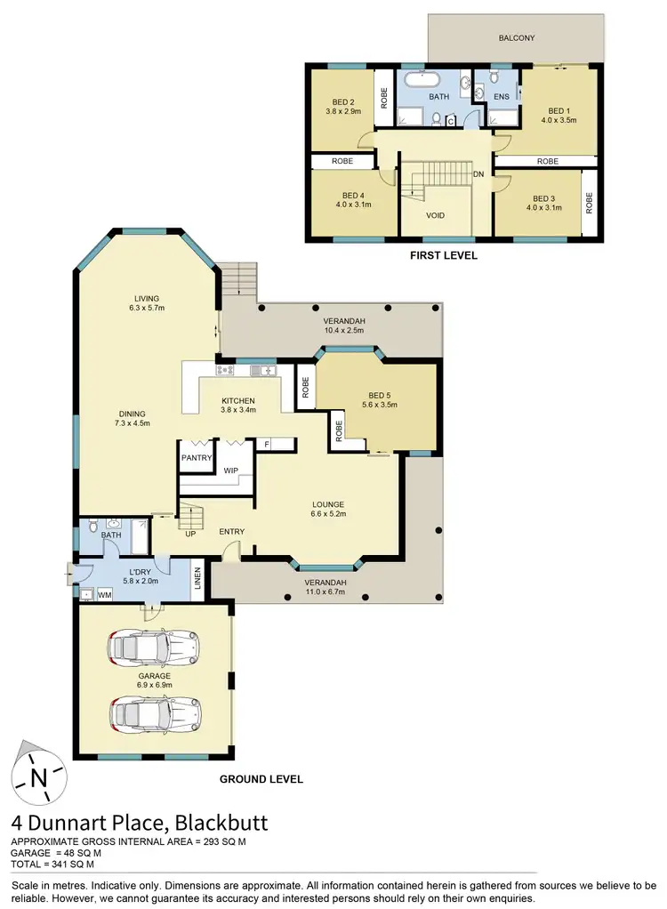 Floorplan of Homely house listing, 4 Dunnart Place, Blackbutt NSW 2529