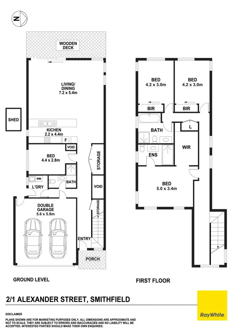 Floorplan of Homely house listing, 2/1 Alexander Street, Smithfield NSW 2164