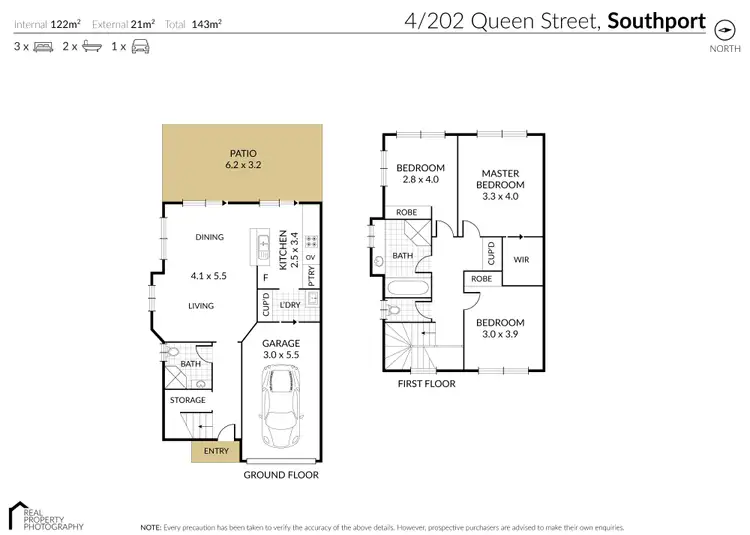 Floorplan of Homely unit listing, 4/202 Queen Street, Southport QLD 4215