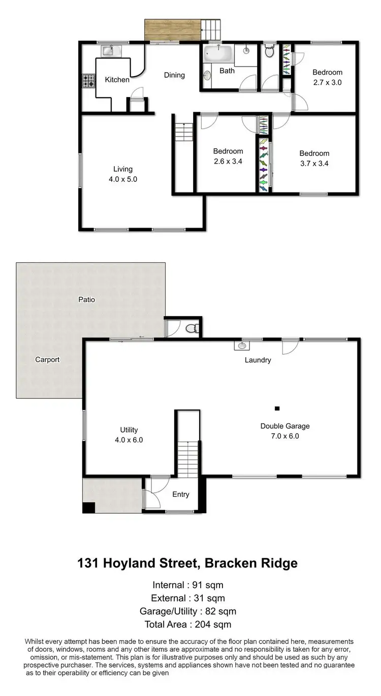 Floorplan of Homely house listing, 131 Hoyland Street, Bracken Ridge QLD 4017