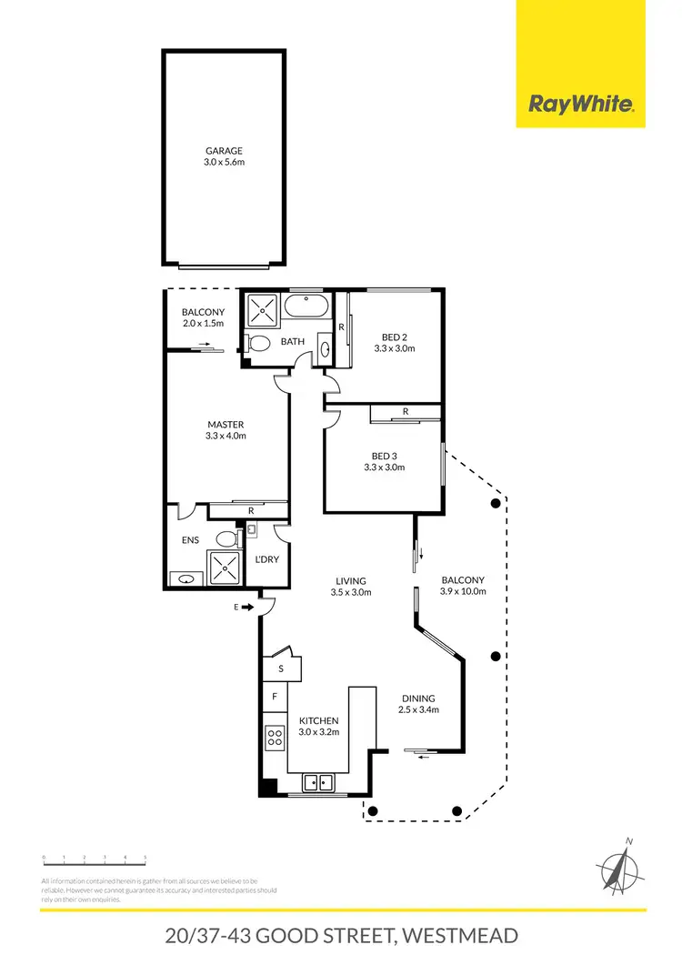 Floorplan of Homely unit listing, 20/37 Good Street, Westmead NSW 2145