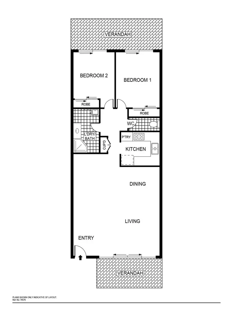 Floorplan of Homely unit listing, 47/21 Aspinall Street, Watson ACT 2602