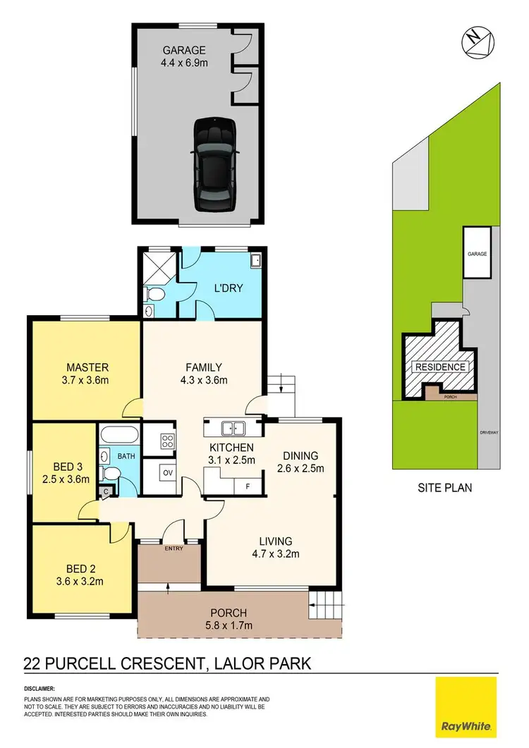 Floorplan of Homely house listing, 22 Purcell Crescent, Lalor Park NSW 2147