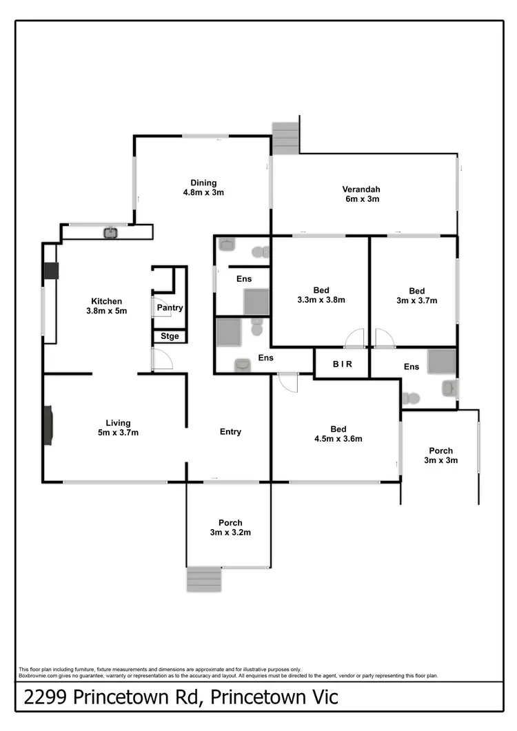 Floorplan of Homely house listing, 2299 Princetown Road, Princetown VIC 3269