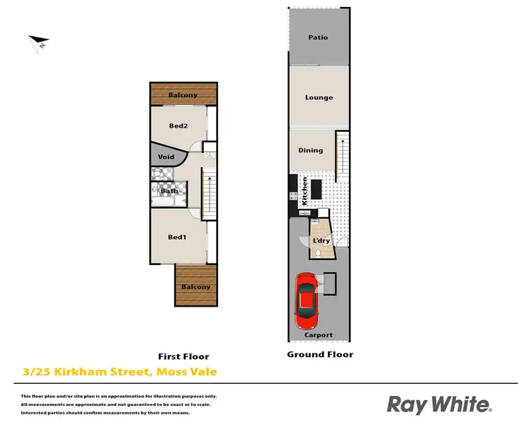 Floorplan of Homely villa listing, 3/25 Kirkham Street, Moss Vale NSW 2577