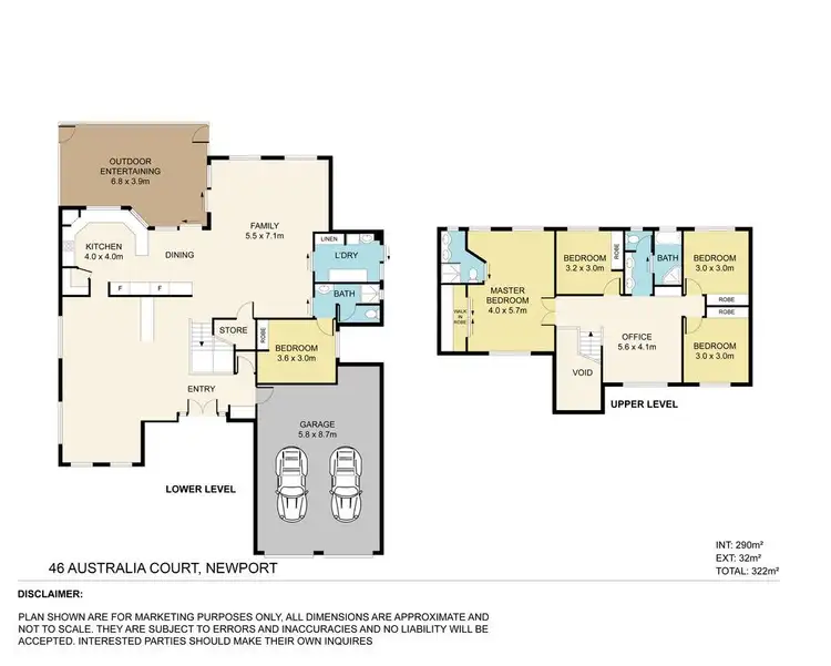 Floorplan of Homely house listing, 46 Australia Court, Newport QLD 4020
