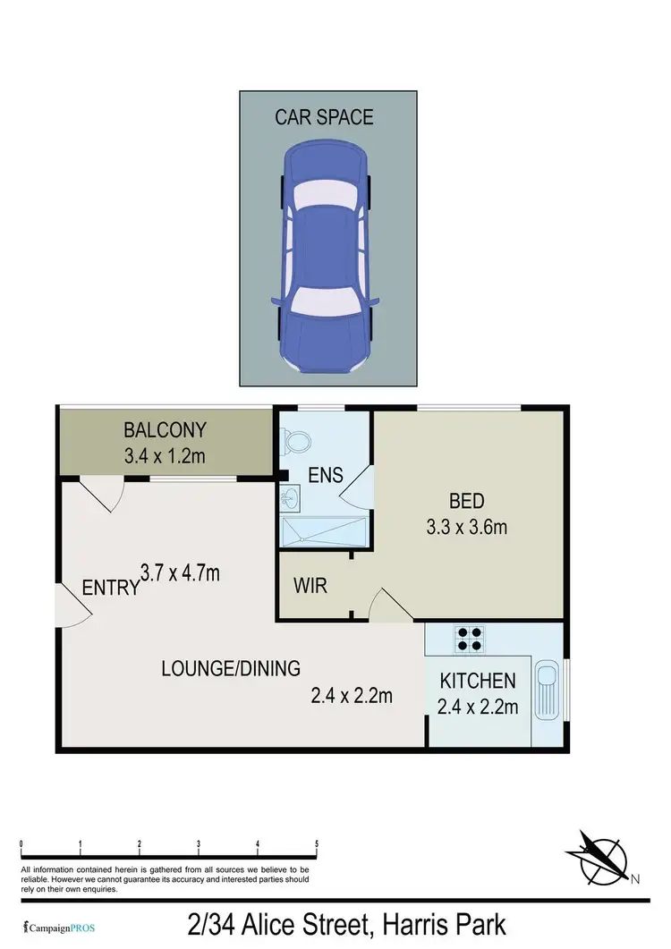 Floorplan of Homely unit listing, 2/34 Alice Street, Harris Park NSW 2150