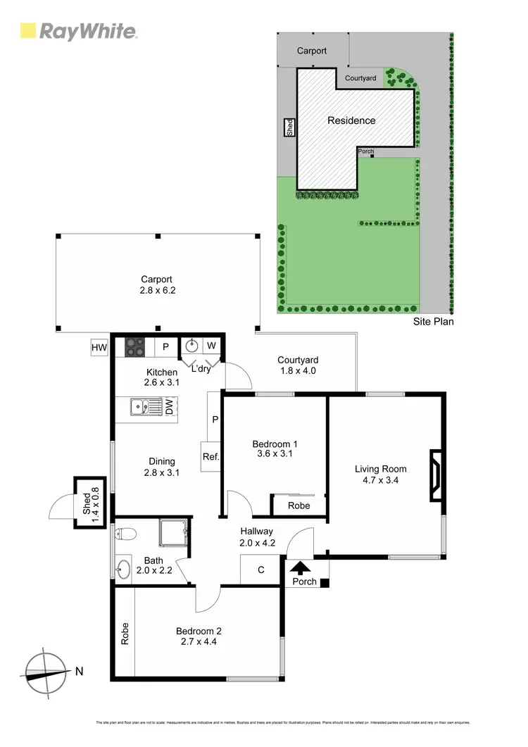 Floorplan of Homely unit listing, 1/25 Simmonds Street, Hughesdale VIC 3166