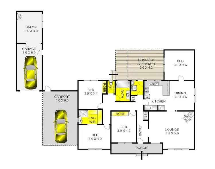 Floorplan of Homely house listing, 31 Benjamin Drive, Lara VIC 3212