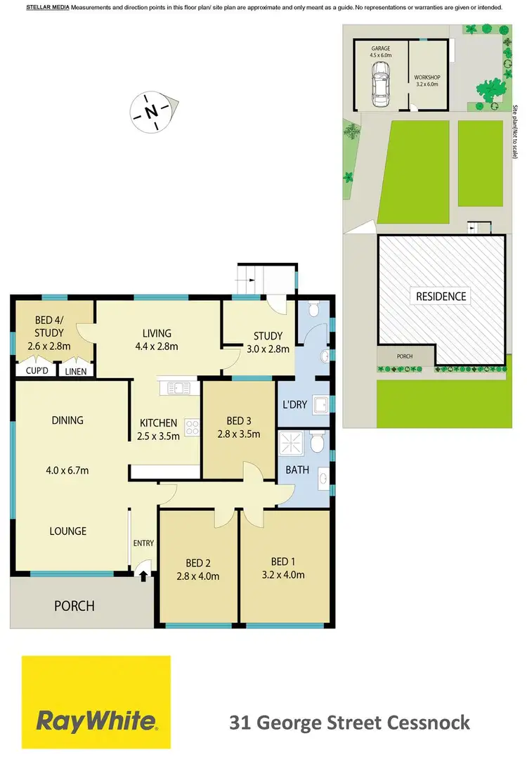 Floorplan of Homely house listing, 31 George Street, Cessnock NSW 2325