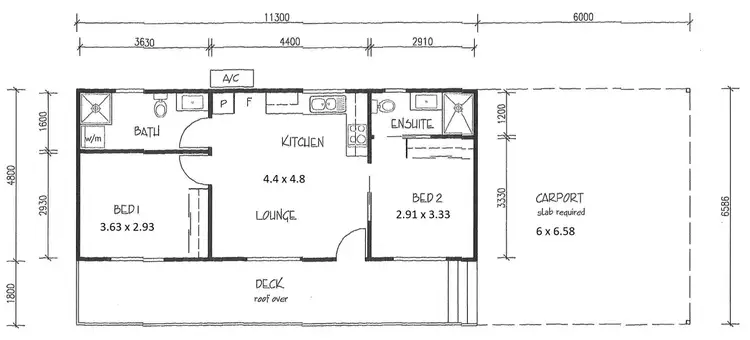 Floorplan of Homely house listing, 96a Bowman Parade, Bardon QLD 4065