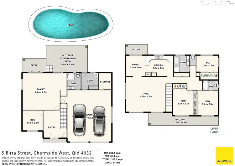 Floorplan of Homely house listing, 5 Birra Street, Chermside West QLD 4032