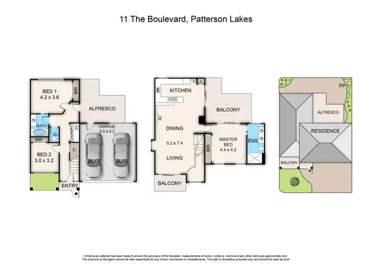 Floorplan of Homely house listing, 11 The Boulevard, Patterson Lakes VIC 3197