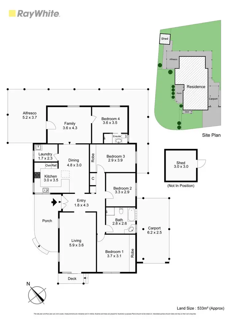 Floorplan of Homely house listing, 101 Wangarra Road, Frankston VIC 3199