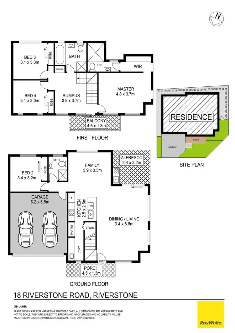 Floorplan of Homely house listing, 18 Riverstone Road, Riverstone NSW 2765