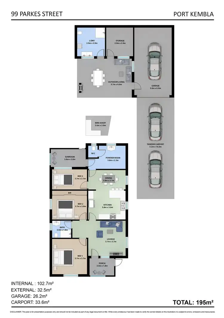 Floorplan of Homely house listing, 99 Parkes Street, Port Kembla NSW 2505