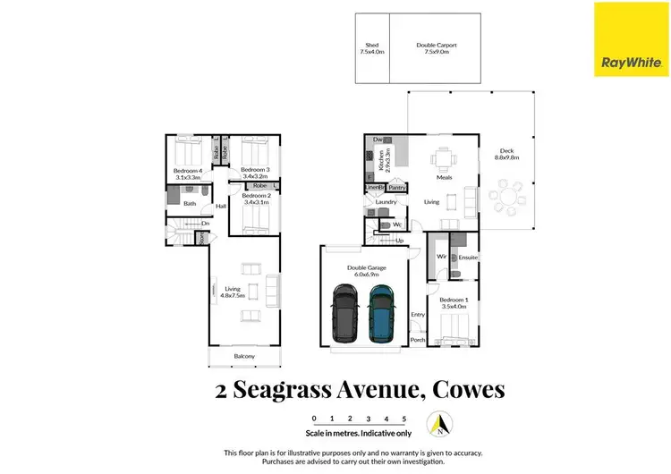 Floorplan of Homely house listing, 2 Seagrass Avenue, Cowes VIC 3922