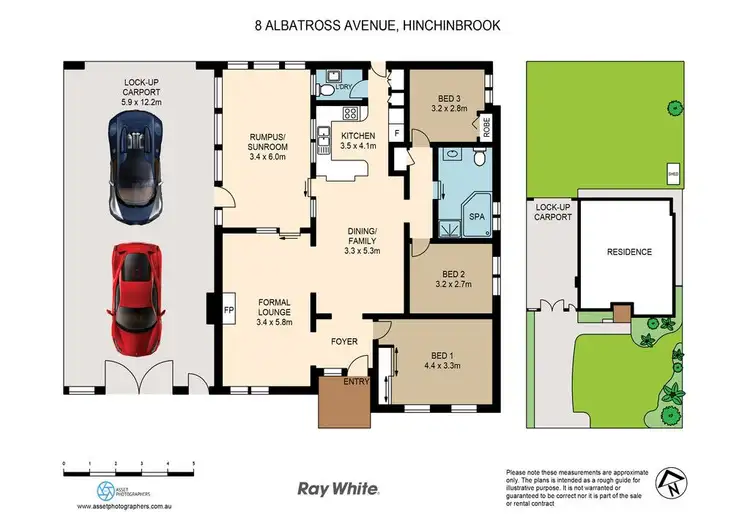 Floorplan of Homely house listing, 8 Albatross Avenue, Hinchinbrook NSW 2168