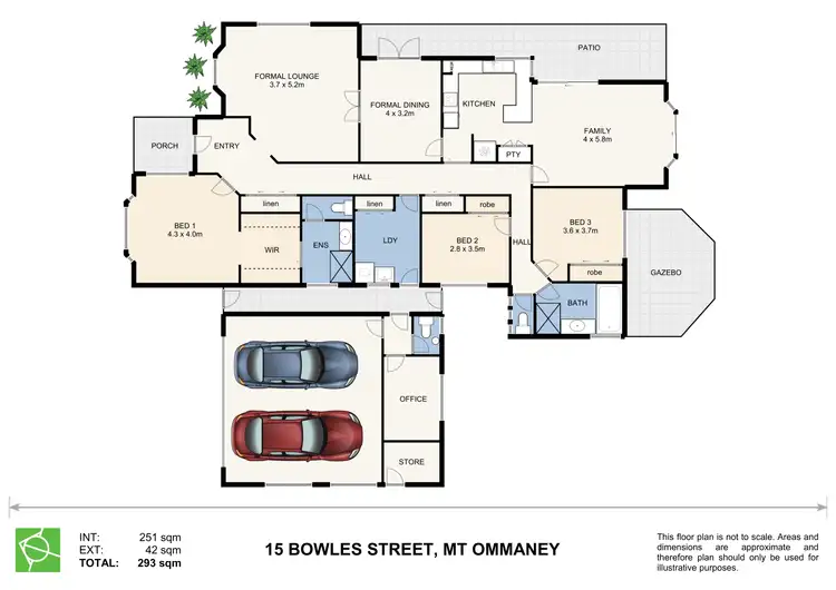 Floorplan of Homely house listing, 15 Bowles Street, Mount Ommaney QLD 4074