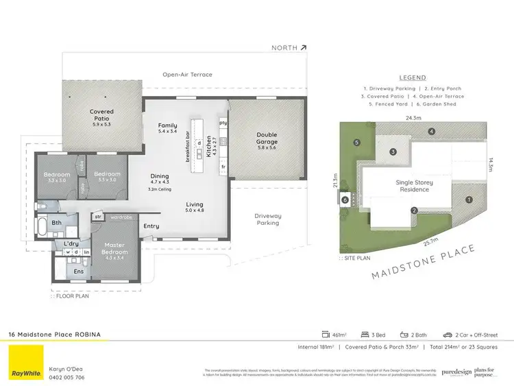Floorplan of Homely house listing, 16 Maidstone Place, Robina QLD 4226