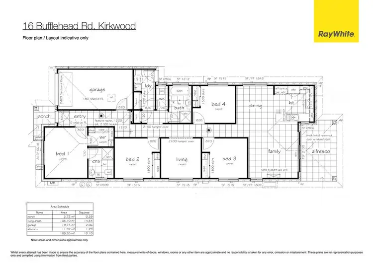 Floorplan of Homely house listing, 16 Bufflehead Road, Kirkwood QLD 4680