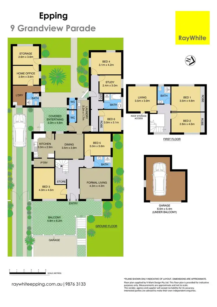 Floorplan of Homely house listing, 9 Grandview Parade, Epping NSW 2121
