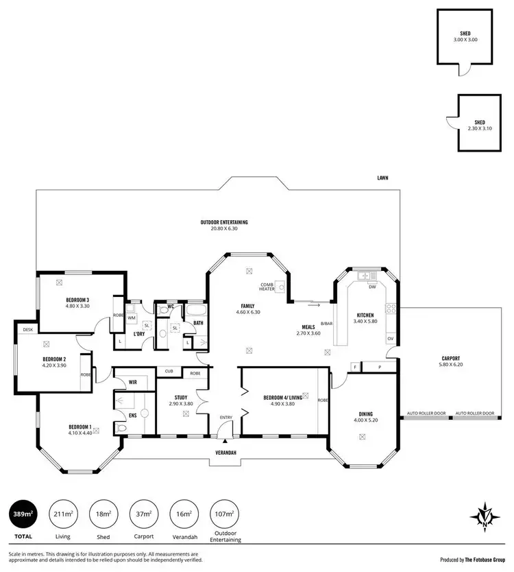 Floorplan of Homely house listing, 11 Stokes Court, Mount Barker SA 5251