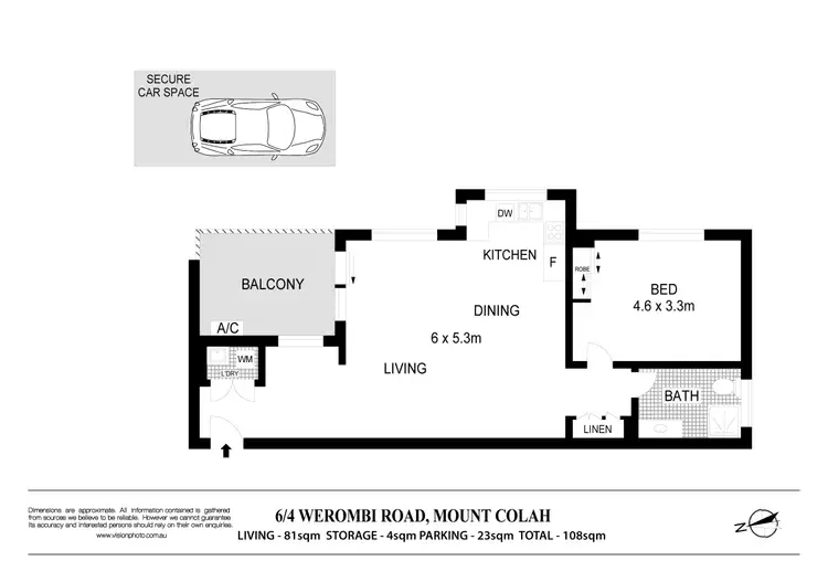 Floorplan of Homely apartment listing, 6/4 Werombi Road, Mount Colah NSW 2079