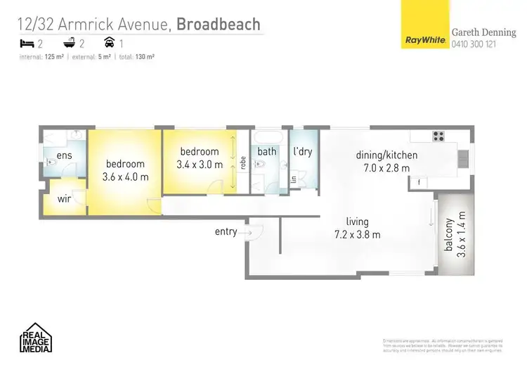 Floorplan of Homely apartment listing, 12/32 Armrick Avenue 'Barcelona', Broadbeach QLD 4218