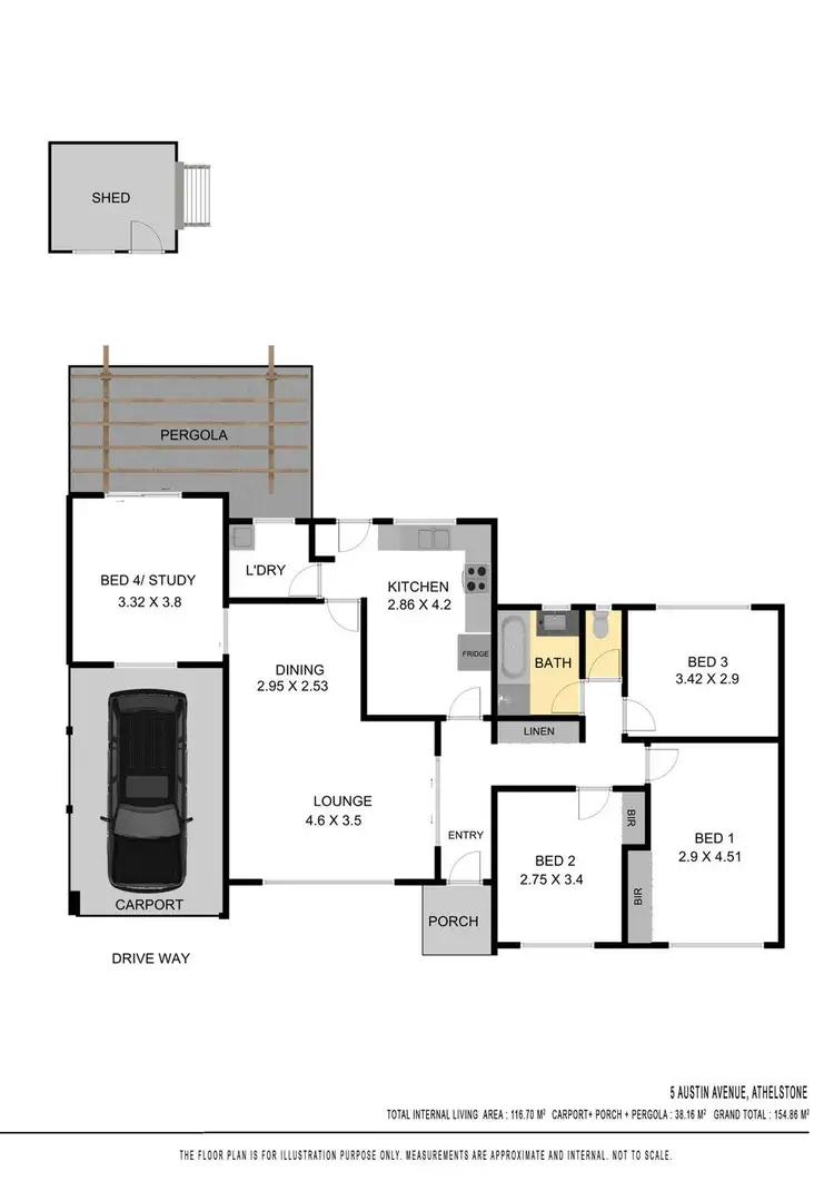 Floorplan of Homely house listing, 5 Austin Avenue, Athelstone SA 5076
