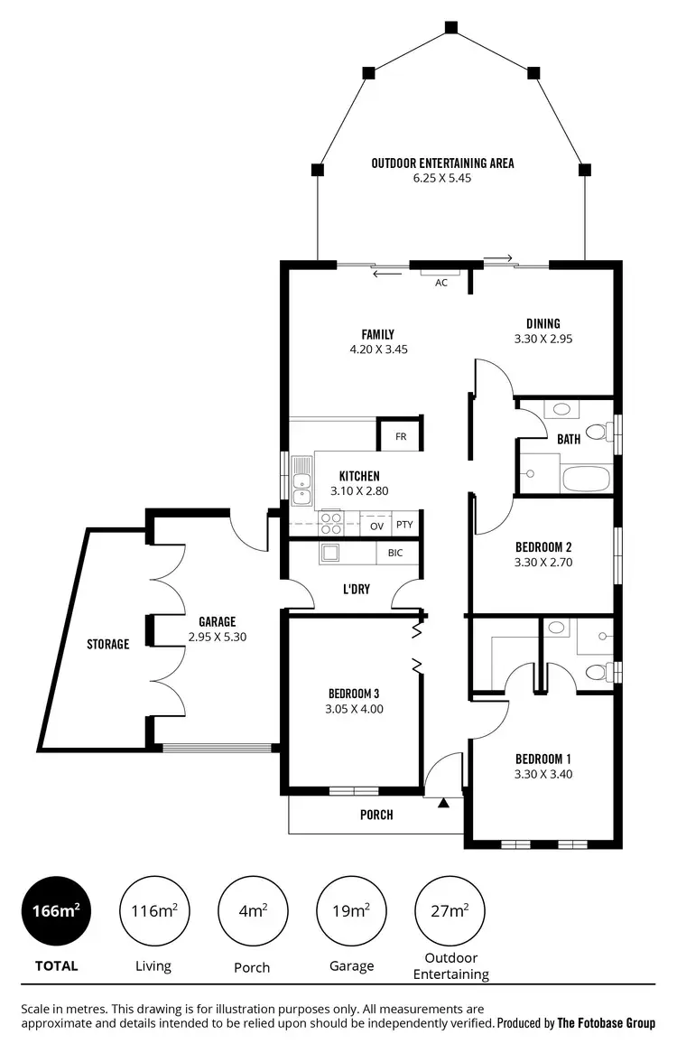 Floorplan of Homely house listing, 18A Raison Drive, Littlehampton SA 5250