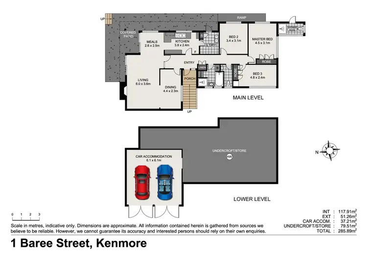 Floorplan of Homely house listing, 1 Baree Street, Kenmore QLD 4069