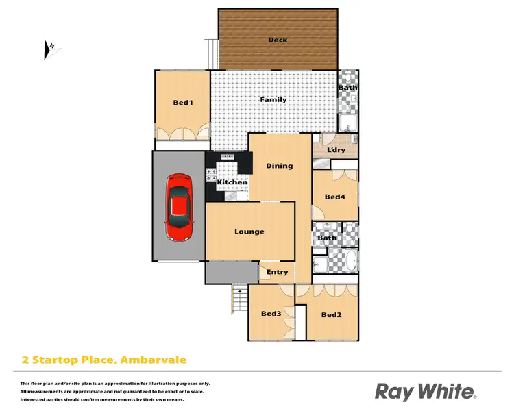 Floorplan of Homely house listing, 2 Startop Place, Ambarvale NSW 2560