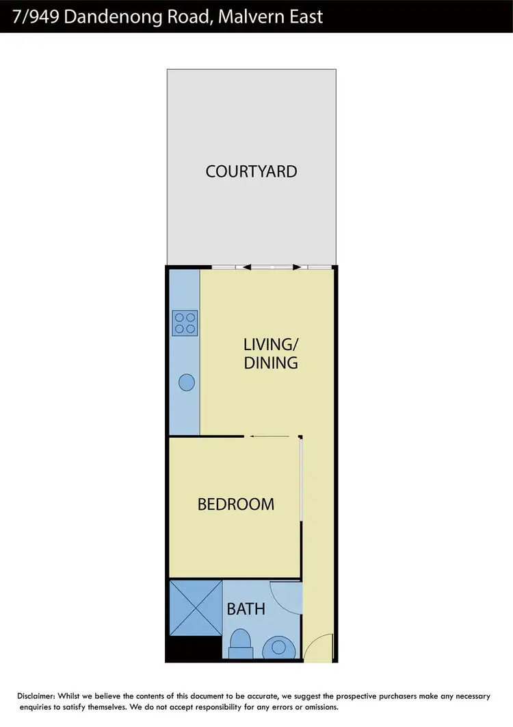Floorplan of Homely apartment listing, 7/949 Dandenong Road, Malvern East VIC 3145