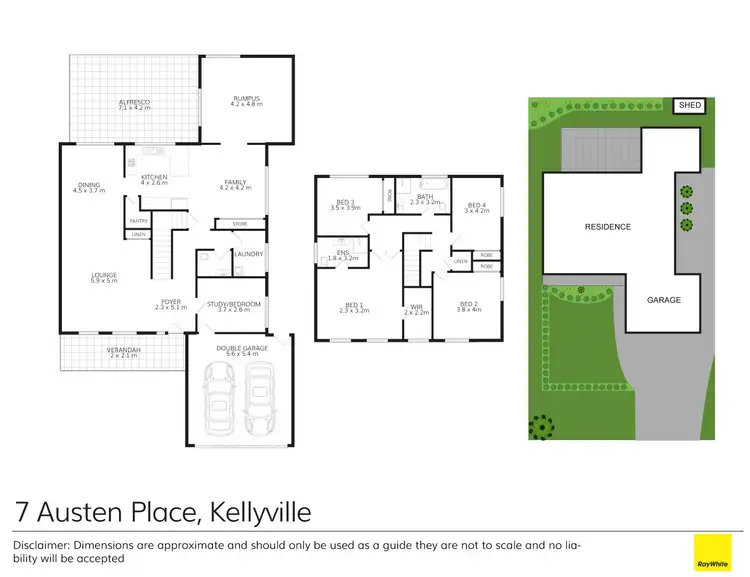 Floorplan of Homely house listing, 7 Austen Place, Kellyville NSW 2155