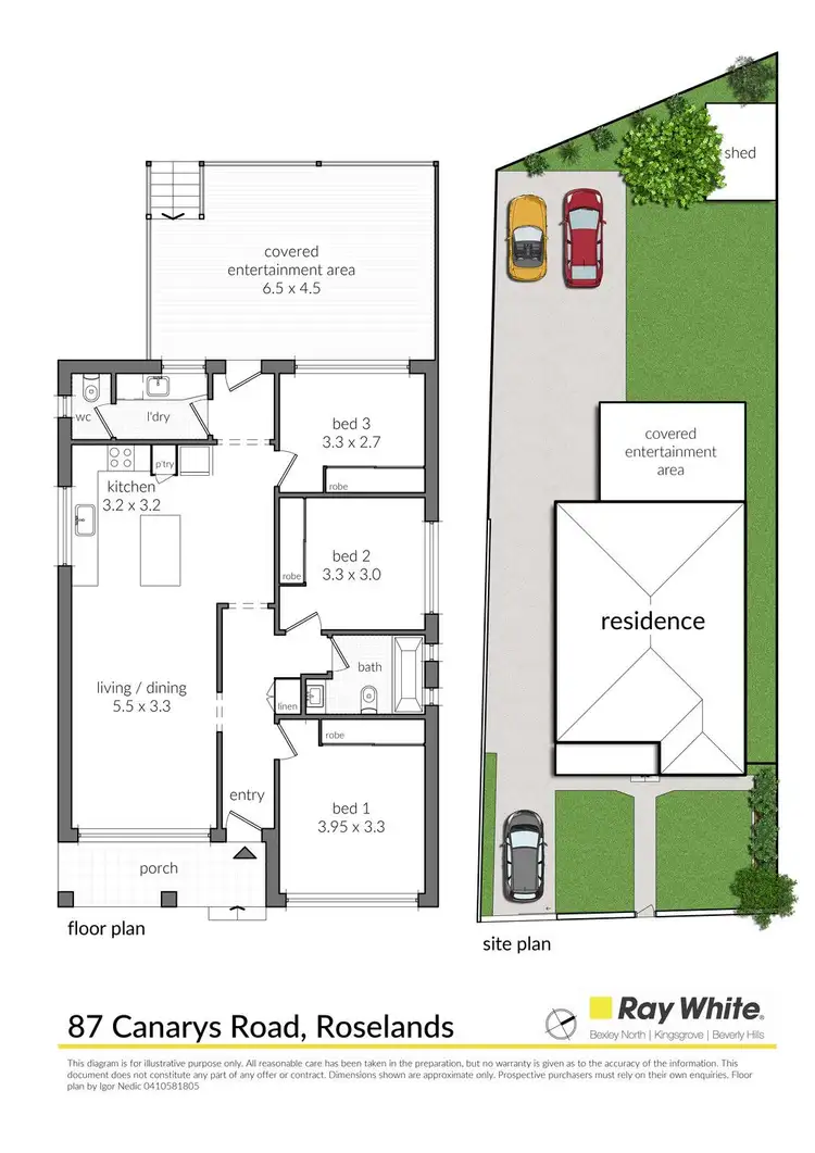 Floorplan of Homely house listing, 87 Canarys Road, Roselands NSW 2196
