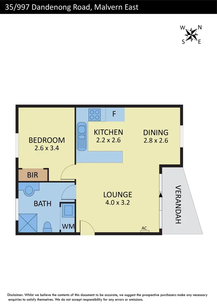 Floorplan of Homely apartment listing, 35/997 Dandenong Road, Malvern East VIC 3145