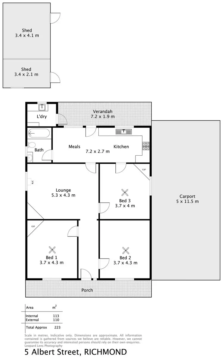 Floorplan of Homely house listing, 5 Albert Street, Richmond SA 5033