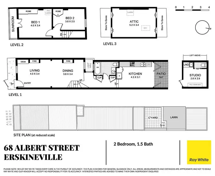 Floorplan of Homely house listing, 68 Albert Street, Erskineville NSW 2043