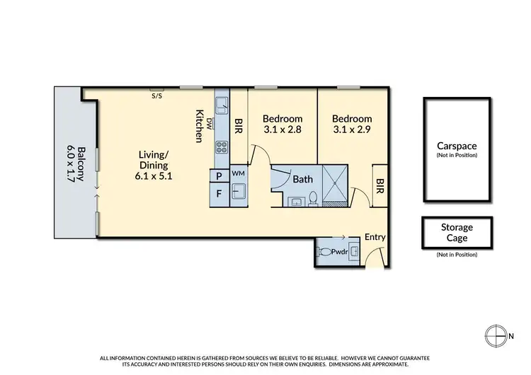 Floorplan of Homely apartment listing, 105/194-196 Manningham Road, Bulleen VIC 3105