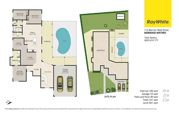 Floorplan of Homely house listing, 112 Barrier Reef Drive, Mermaid Waters QLD 4218