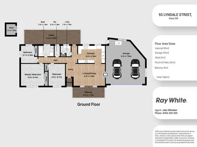 Floorplan of Homely house listing, 93 Lyndale Street, Daisy Hill QLD 4127