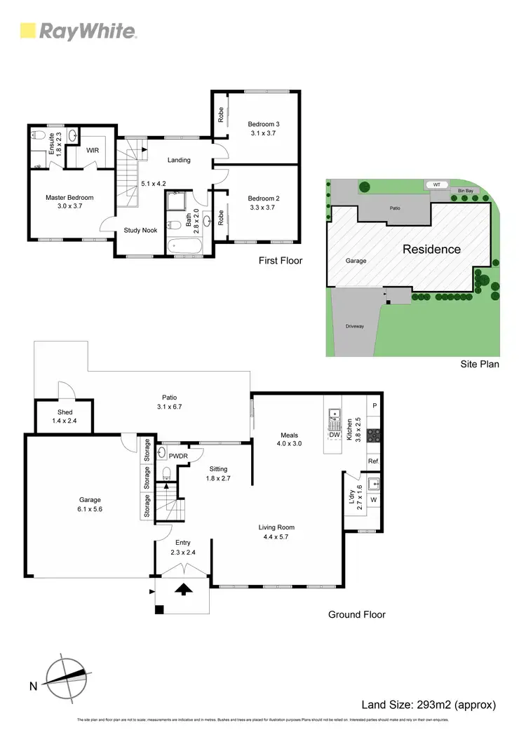 Floorplan of Homely townhouse listing, 1/141 Kars Street, Frankston South VIC 3199