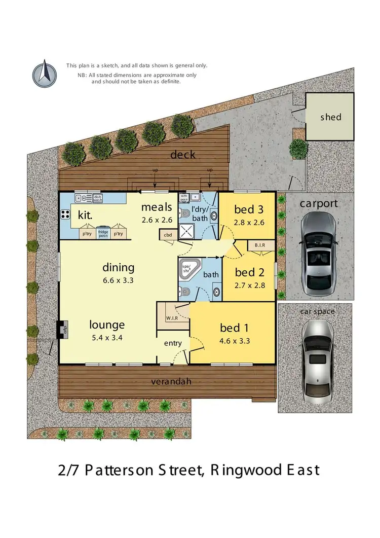Floorplan of Homely house listing, 2/7 Patterson Street, Ringwood East VIC 3135