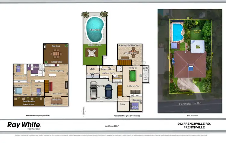 Floorplan of Homely house listing, 202 Frenchville Road, Frenchville QLD 4701